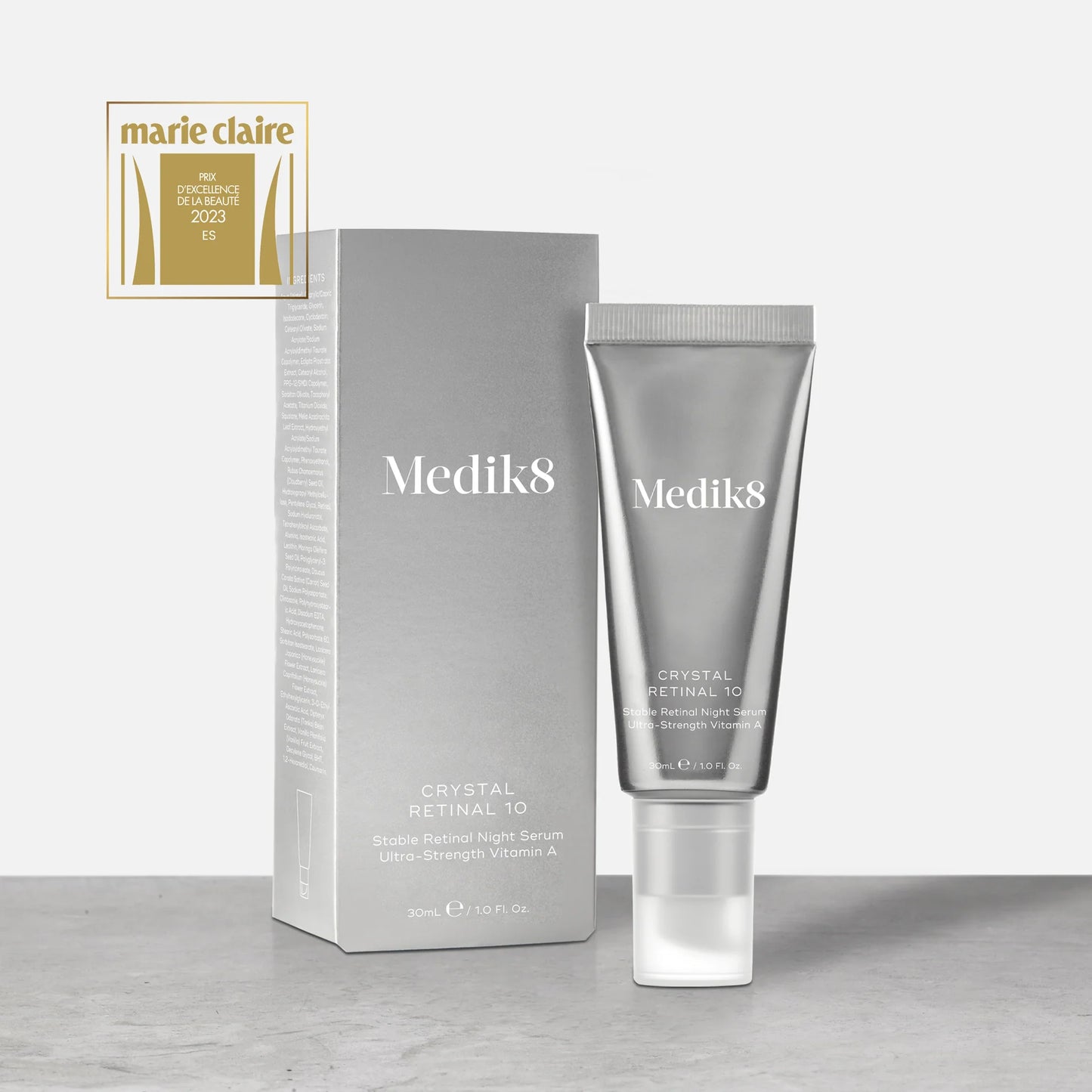 Descubre una piel joven con Medik8 Crystal Retinal, el suero único e innovador que reinventa el cuidado de la piel con vitamina A. Disponible en una serie de concentraciones progresivas para toda la vida.